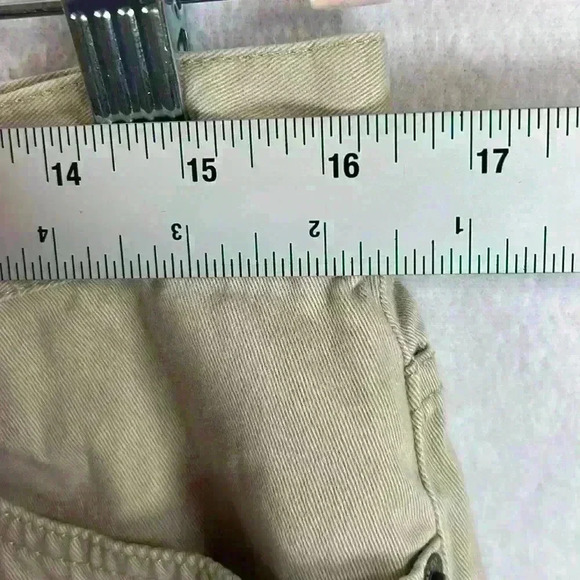 Lauren Jeans Co. Women’s Jeans Size 12 Tan Straight Leg - Picture 8 of 10